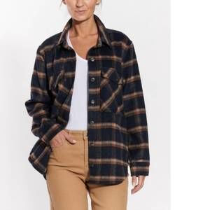 Nwt oat new york boxy shacket in navy